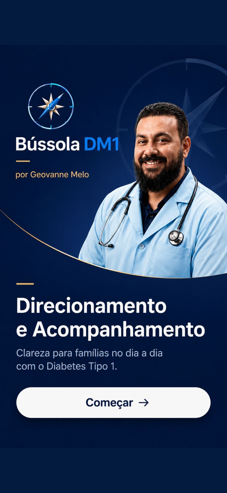 Geovanne Melo, enfermeiro e educador em Diabetes Tipo 1